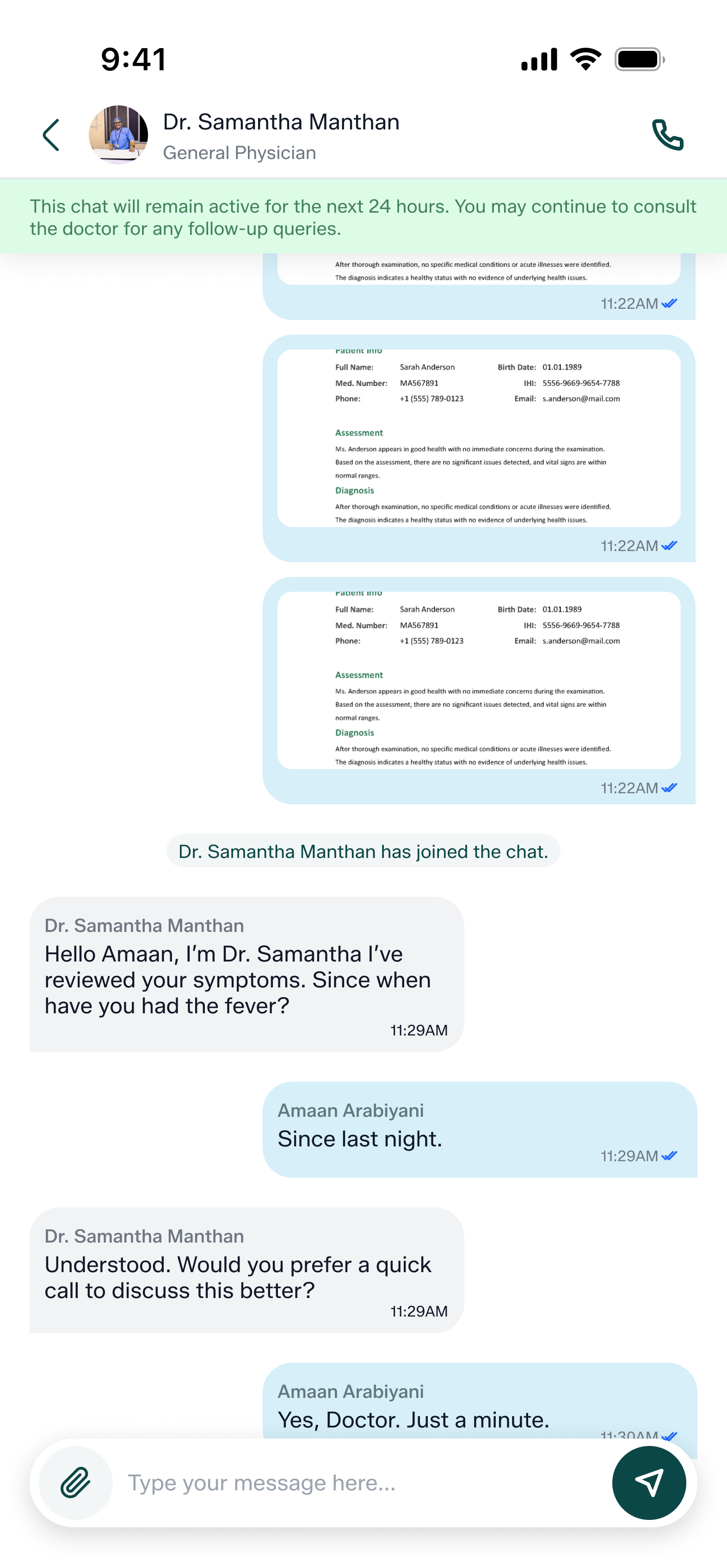 Digital prescription screen